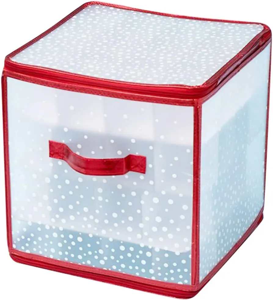 caja de plastico para los adornos de navidad - Qué hay en una caja navideña