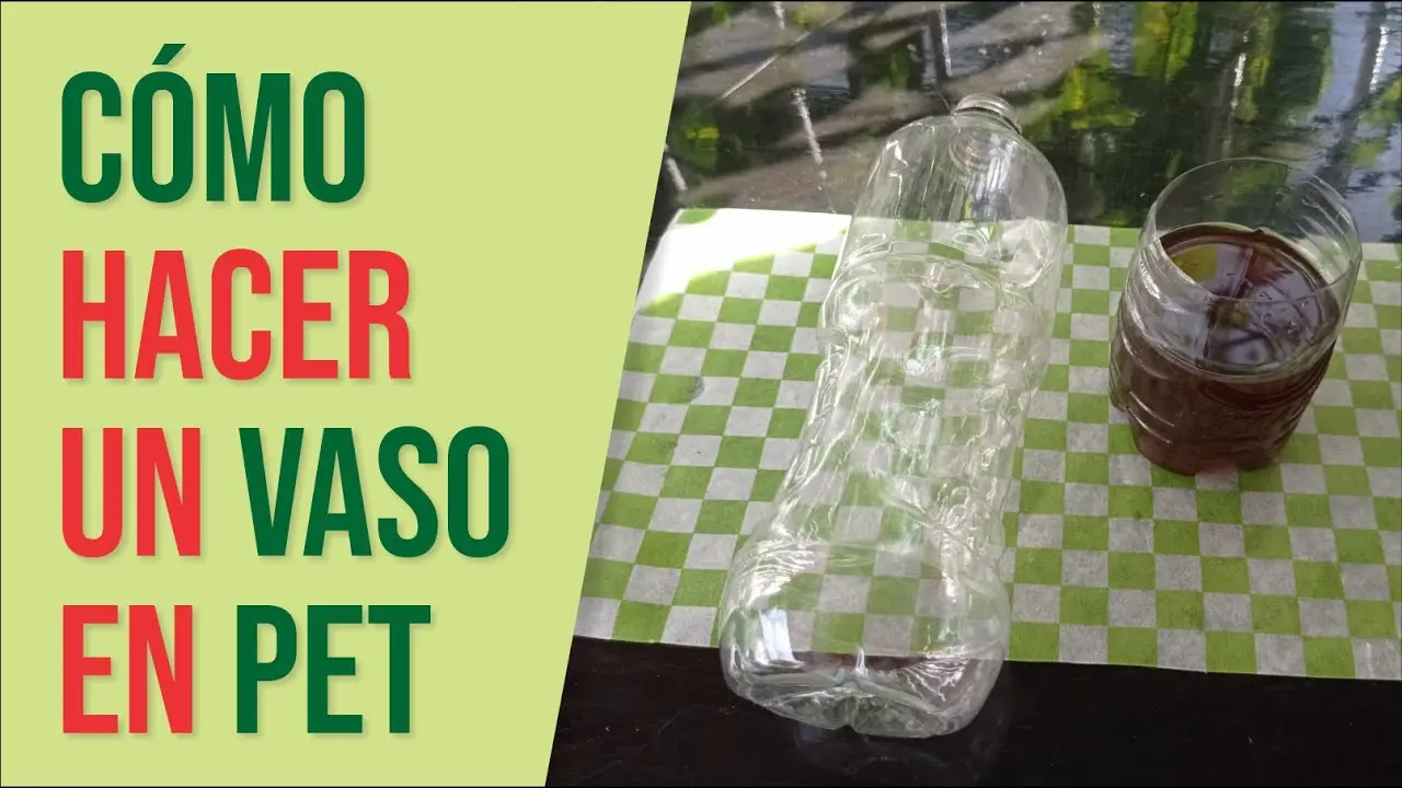 como hacer vasos con botellas de plastico - Qué hilo se necesita para cortar botellas de vidrio