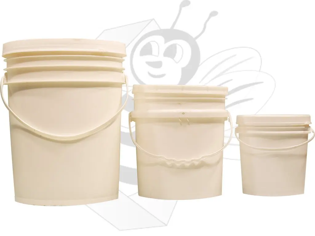 baldes de plastico para miel - Qué lleva o contiene miel