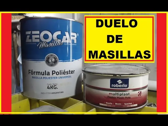 masilla para plastico automotriz - Qué masilla se usa para auto