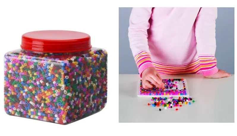 pixeles de plastico - Qué material se utiliza para hacer pixel art