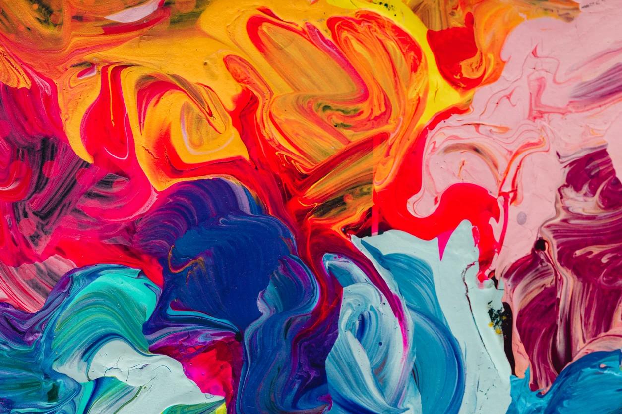 mezclar acrilico con sintetica - Qué pasa si mezclo pintura acrílica con óleo