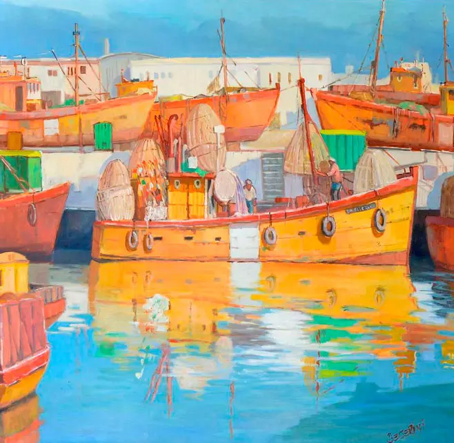 artista plastico argentino pinto puertos - Qué pintaba Quinquela Martín