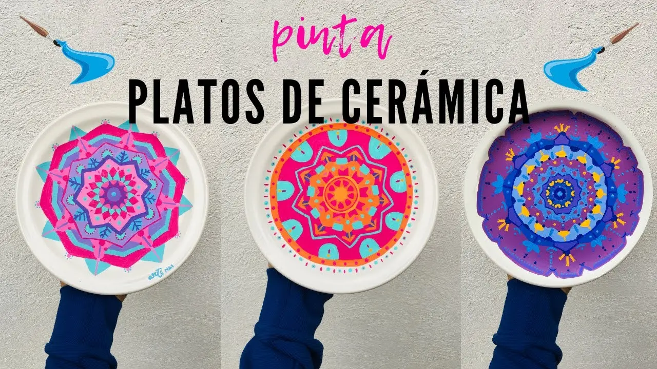 como pintar platos de ceramica con acrilico - Qué pintura se usa para platos