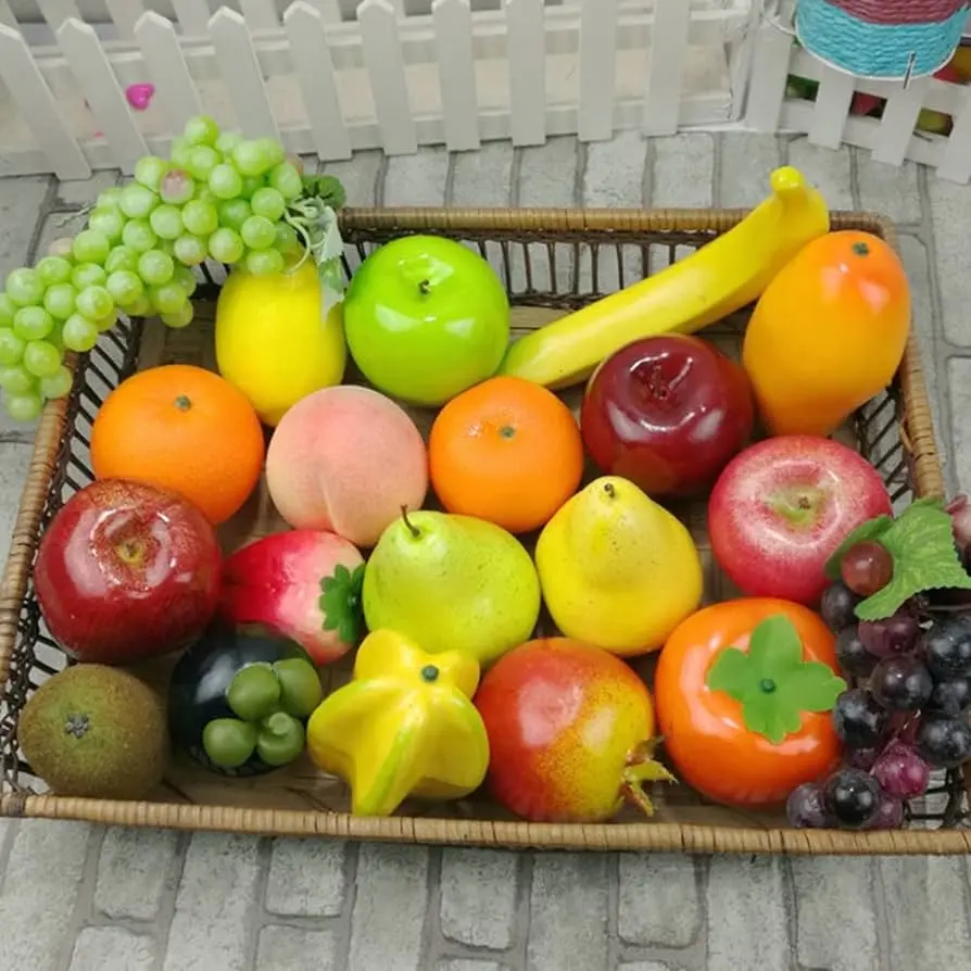 fruta de plastico decorativa - Qué representa la fruta en el arte