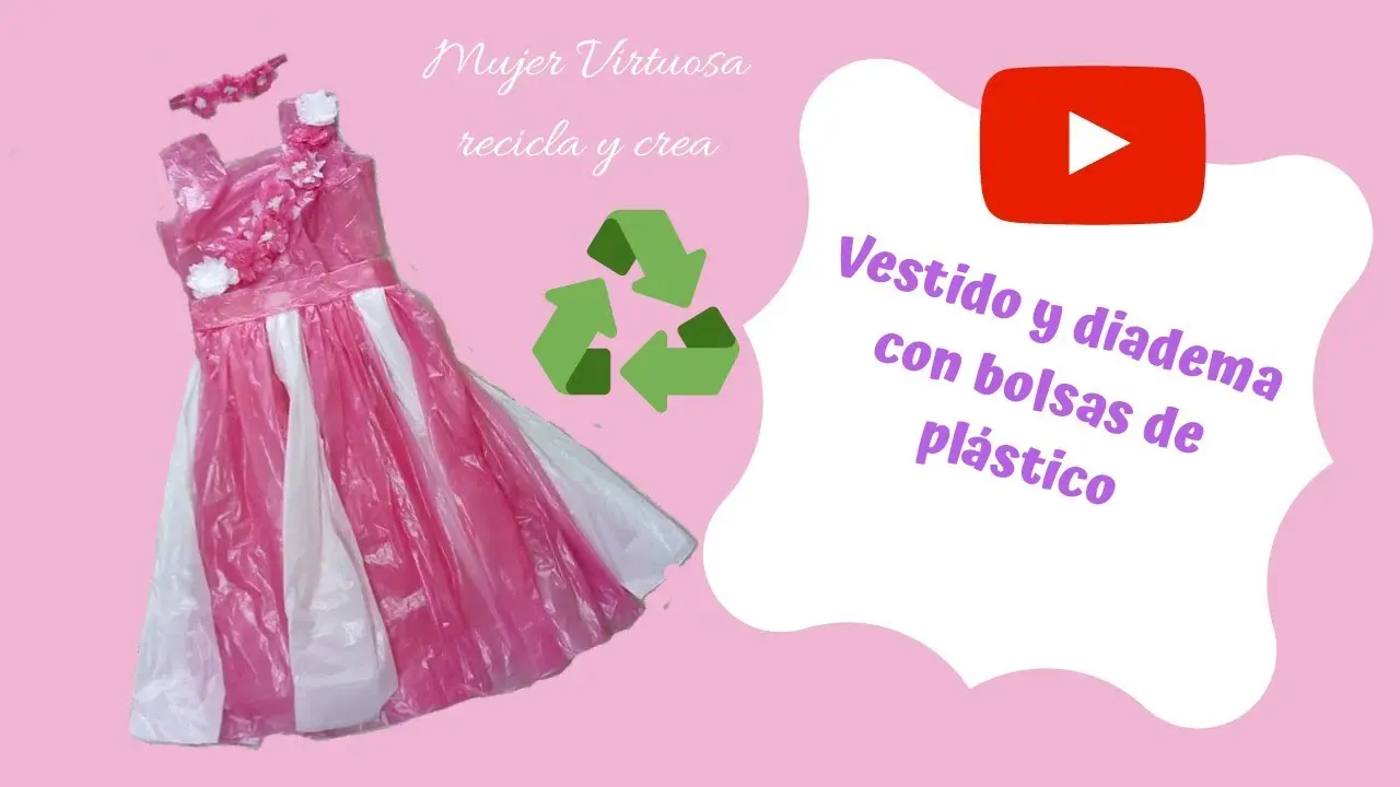 como hacer un vestido de plastico - Qué representa un vestido de reciclaje