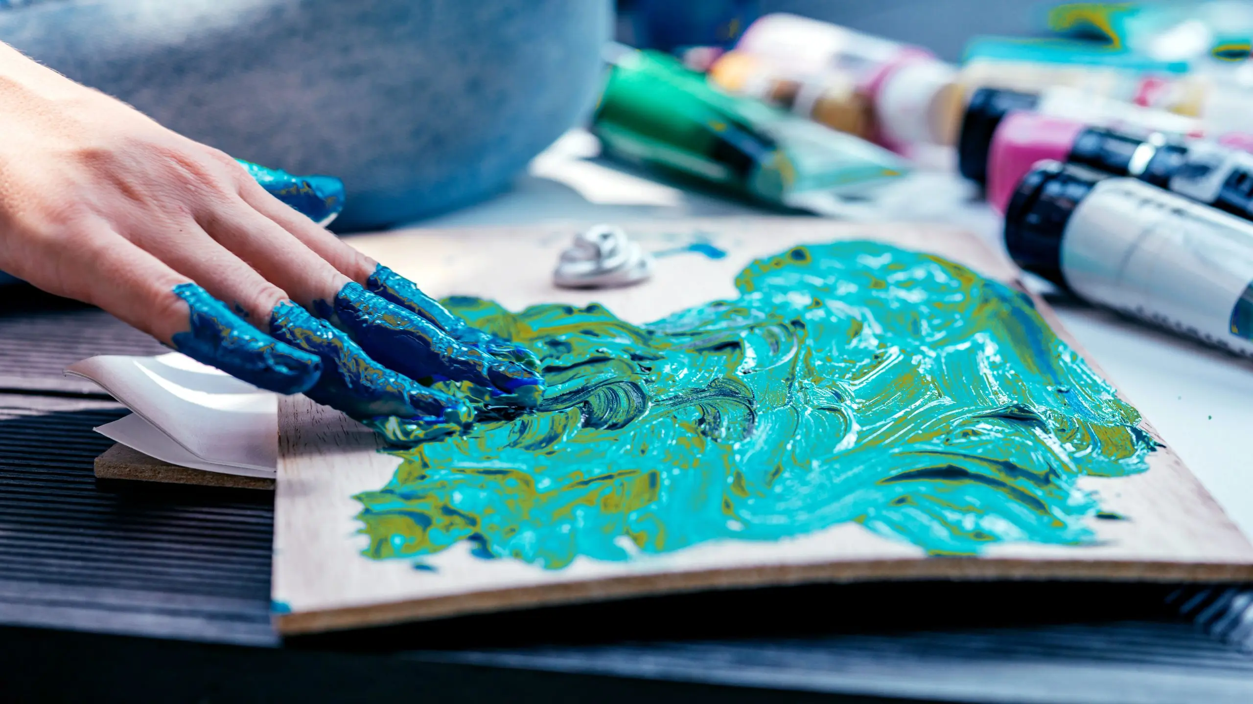 acrilico al agua artistico - Que se puede pintar con pintura al agua