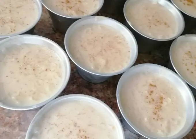 arroz con leche en vaso plastico - Qué tan saludable es comer arroz con leche
