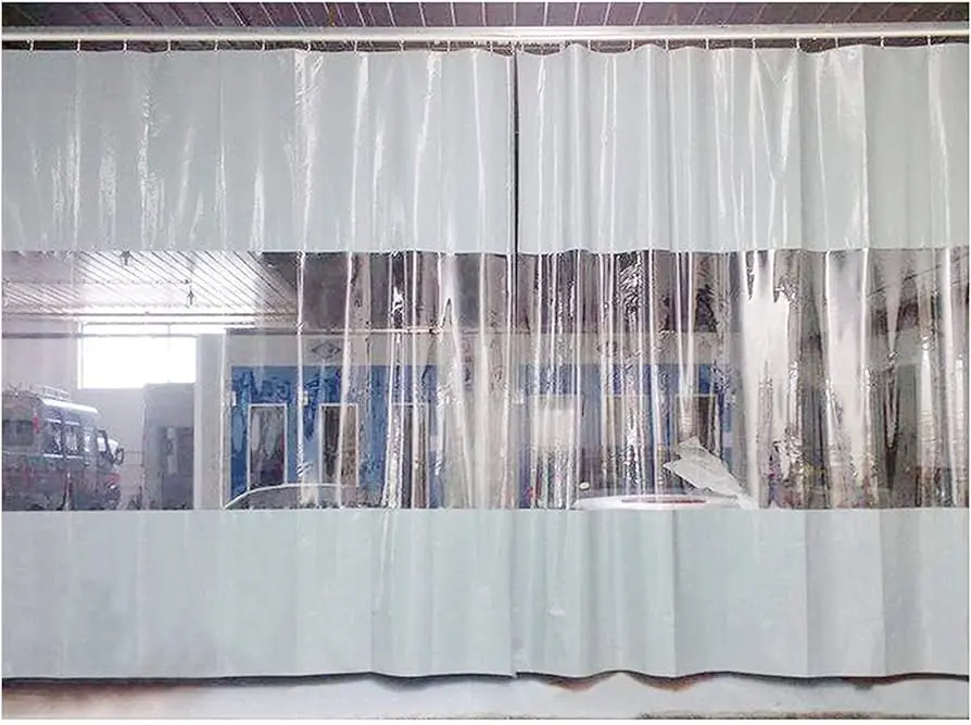 como hacer una cortina de plastico transparente - Qué tela puedes usar para hacer una cortina de baño