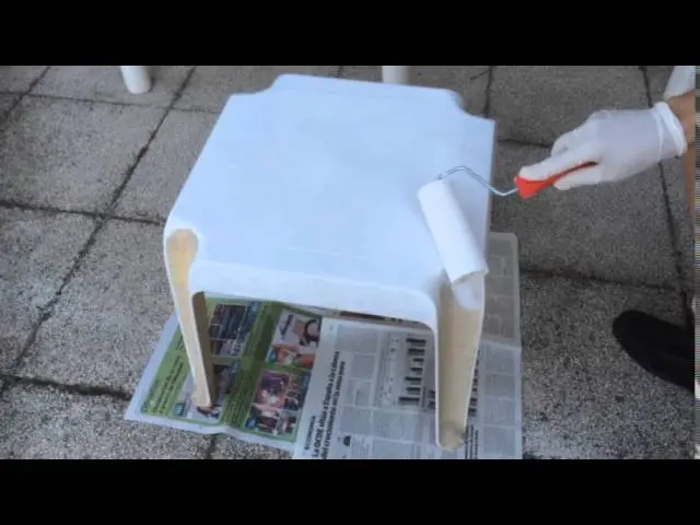 como pinto una mesa de acrilico para exterior - Qué tipo de pintura se utiliza para pintar madera exterior